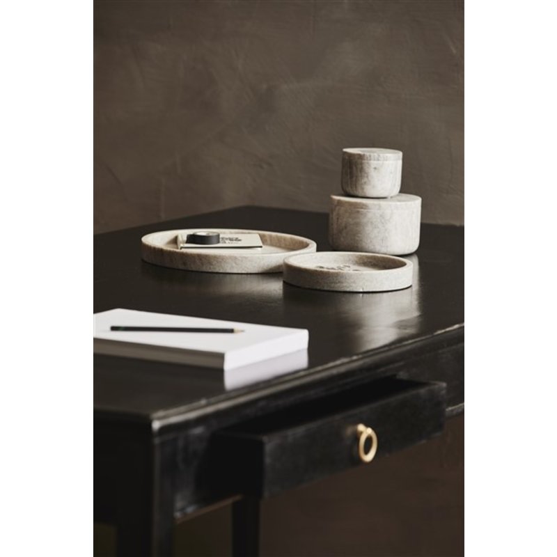 Nordal-collectie VINGA dish, small, brown marble