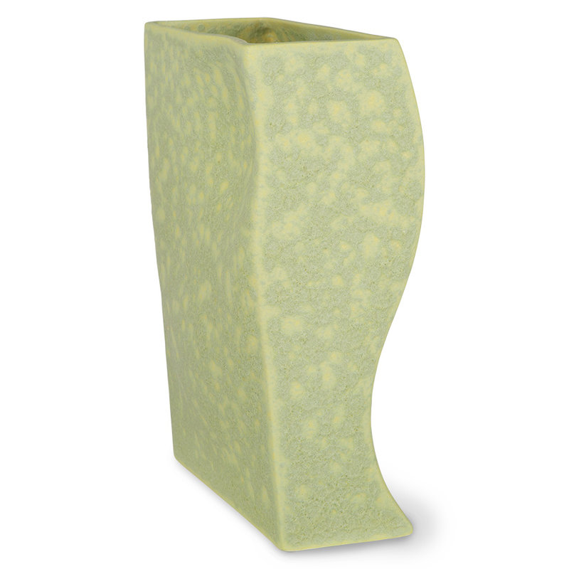 HKliving-collectie HK objects: ceramic block vase matt pistachio