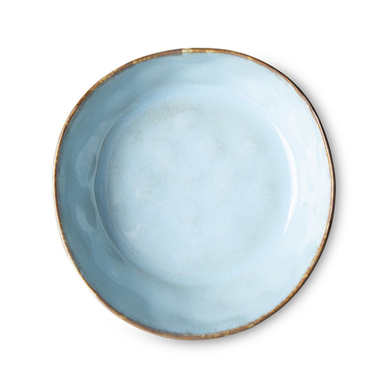 HKLIVING-collectie 70s servies pasta schaal lagune (set van 2)