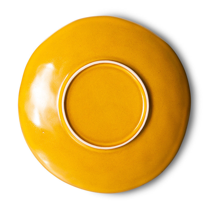 HKliving-collectie 70s ceramics: side plates, autumn (set of 2)