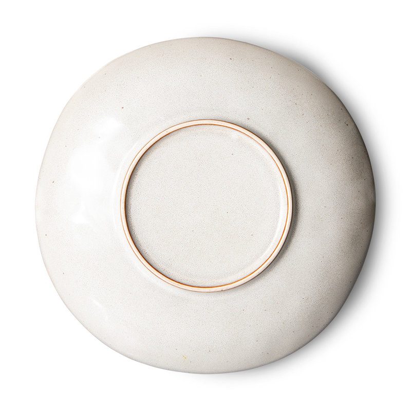 HKLIVING-collectie 70s ceramics: side plates, mist (set of 2)