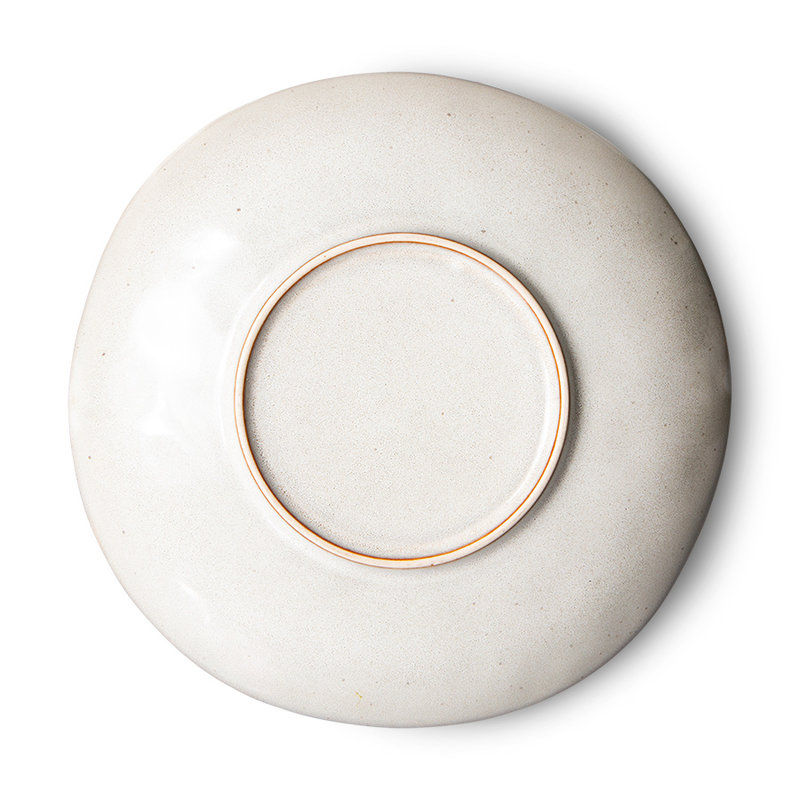 HKliving-collectie 70s ceramics: side plates, mist (set of 2)