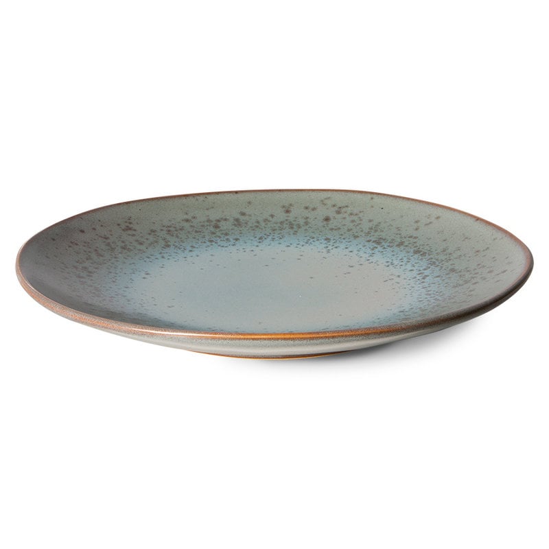 HKliving-collectie 70s ceramics: dinner plates, mineral (set of 2)