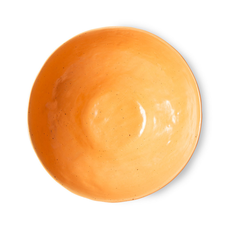 HKliving-collectie bold & basic ceramics: large bowl orange (set of 2)