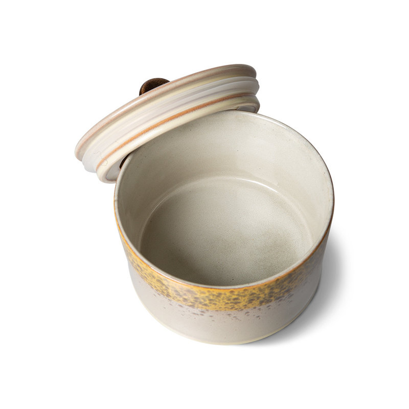 HKliving-collectie 70s ceramics: cookie jar, autumn