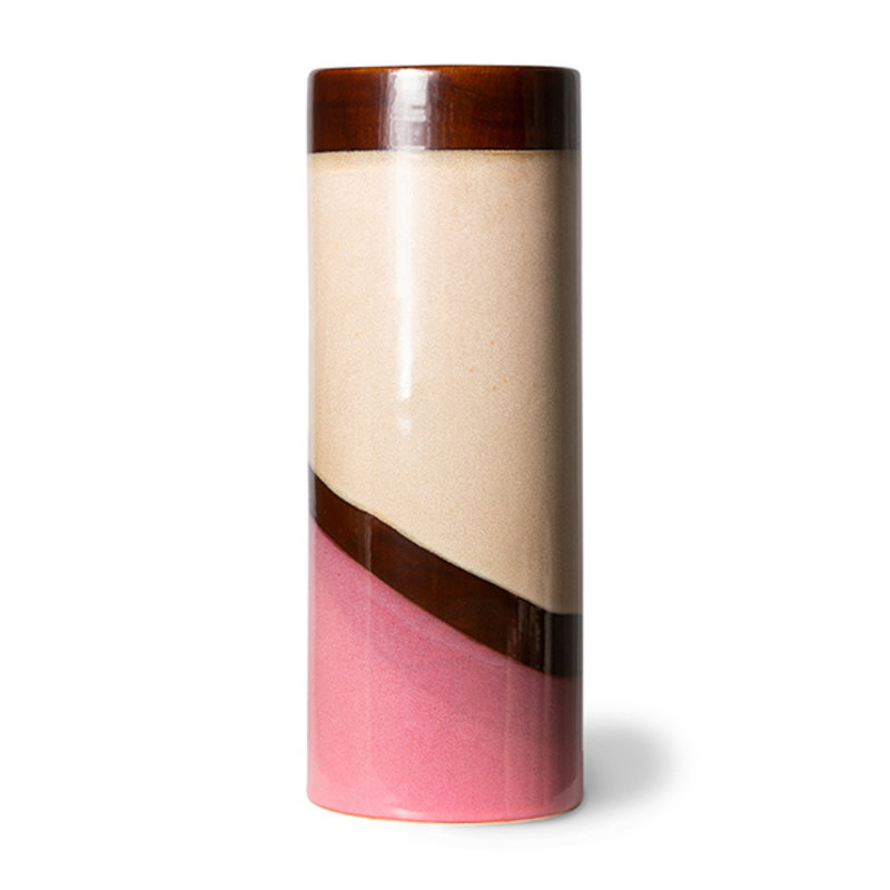 HKliving-collectie 70s ceramics: vase L, dunes