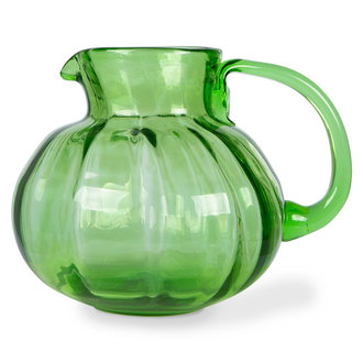HKLIVING the emeralds: glass jug, green