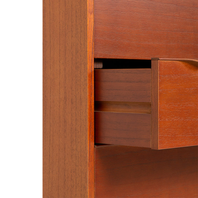 HKLIVING-collectie Houten secretaire kast stained