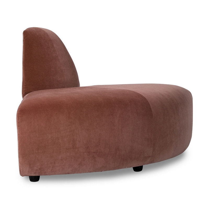 HKliving-collectie jax couch: element angle, royal velvet, magnolia