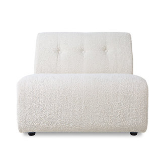HKliving vint couch: element middle, boucle, cream