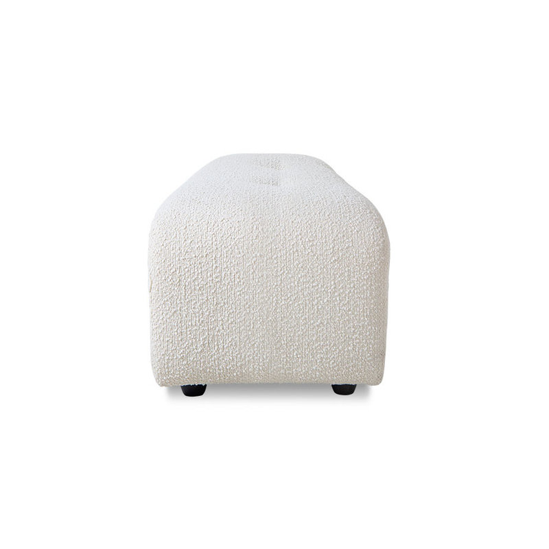 HKLIVING-collectie vint couch: element hocker small, boucle, cream