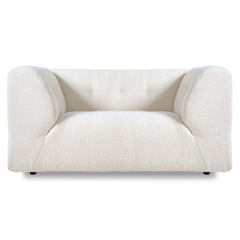 HKLIVING-collectie vint couch: element loveseat, boucle, cream