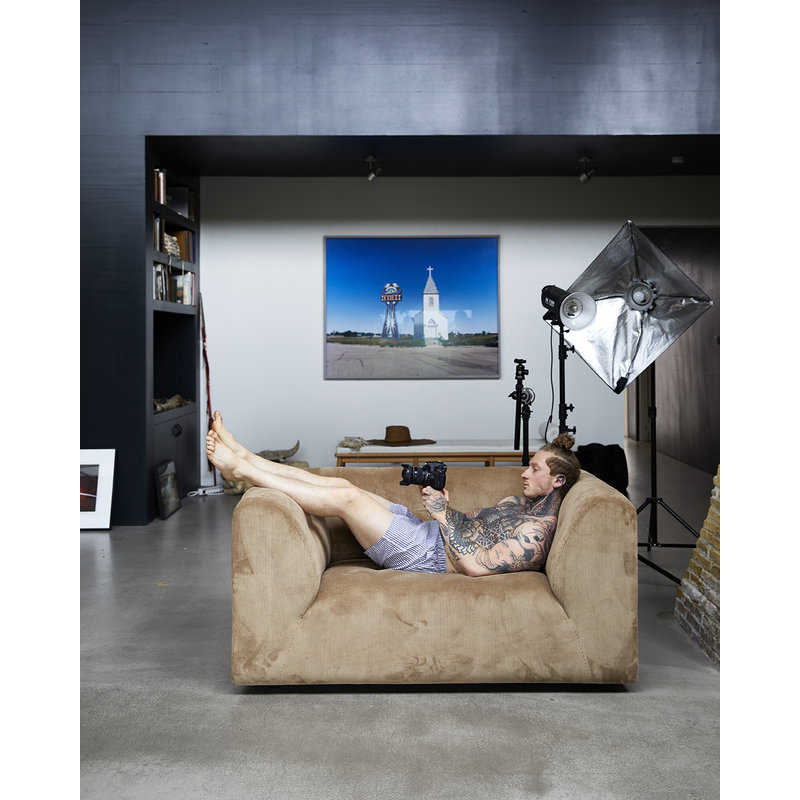 HKLIVING-collectie Vint bank element loveseat corduroy velvet aged gold