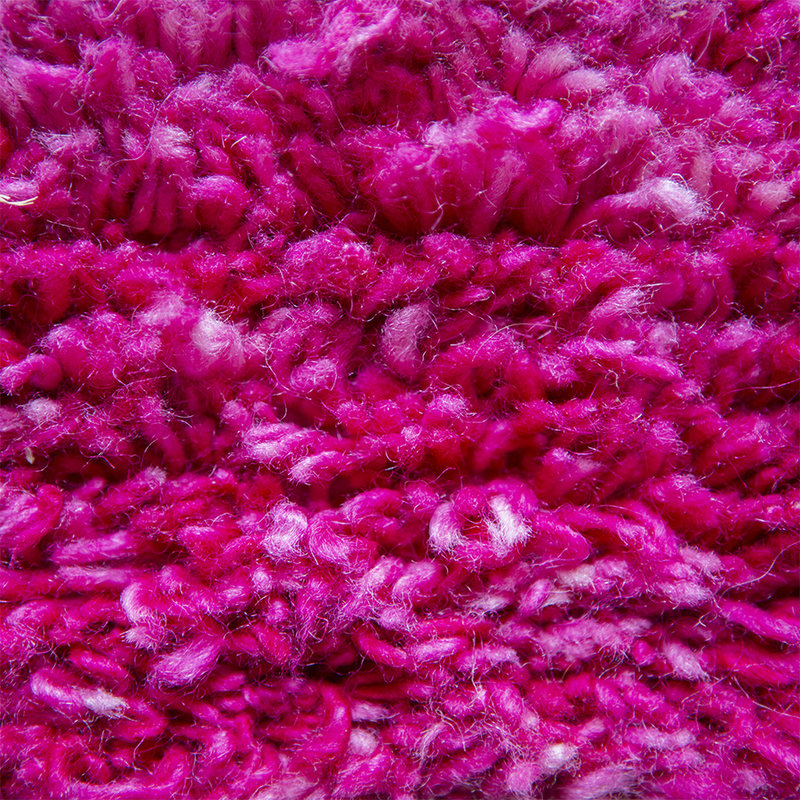 HKliving-collectie Handgeknoopt wollen vloerkleed roze (260x360)