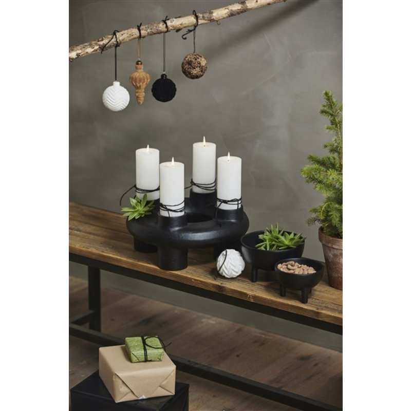 Nordal-collectie SENJA candle holder, large, f/4 candles