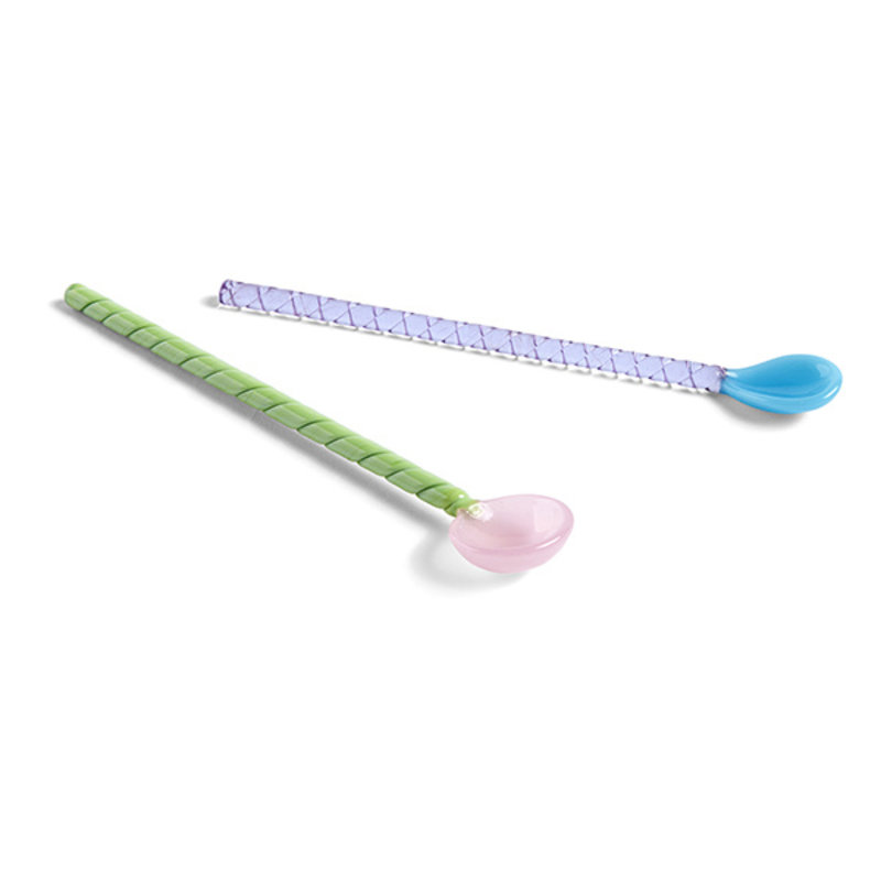 HAY-collectie Glass spoons - set of 2