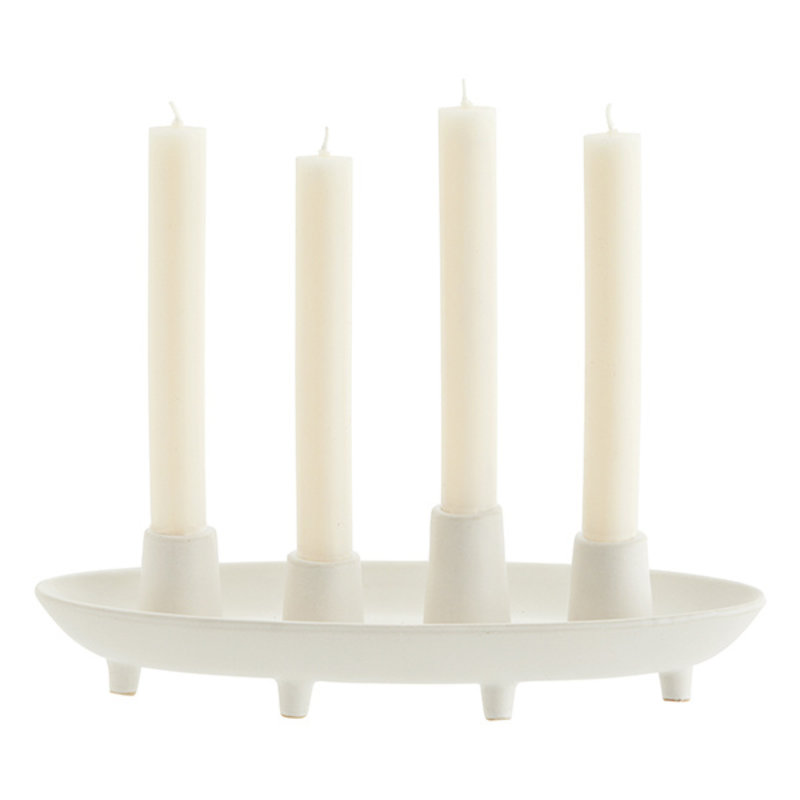 Madam Stoltz-collectie Stoneware candle holder