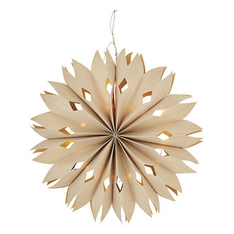 Madam Stoltz Paper star w/ lights