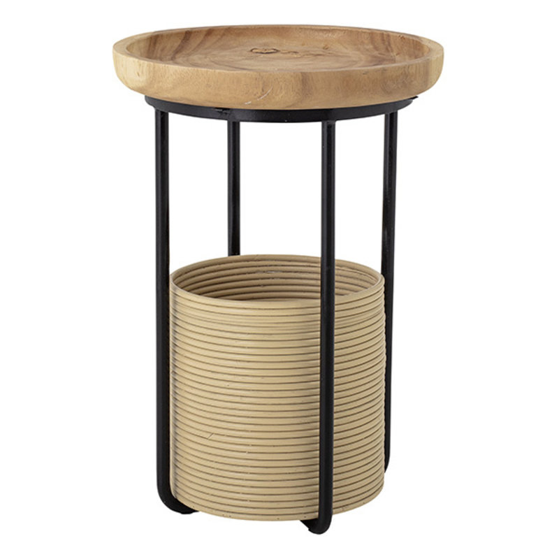 Bloomingville-collectie Hitti Sidetable, Nature, Suar Wood