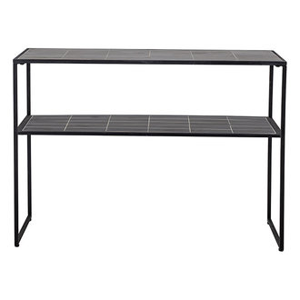 Bloomingville June Console Table, Black, Stone