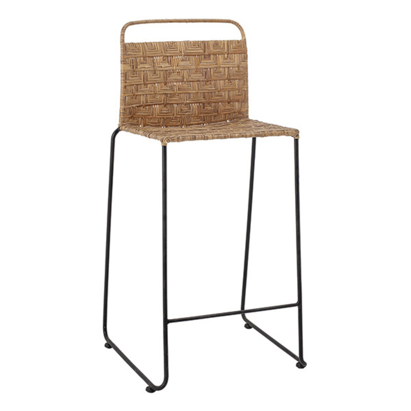 Bloomingville-collectie Gunnel Bar Chair, Nature, Rattan