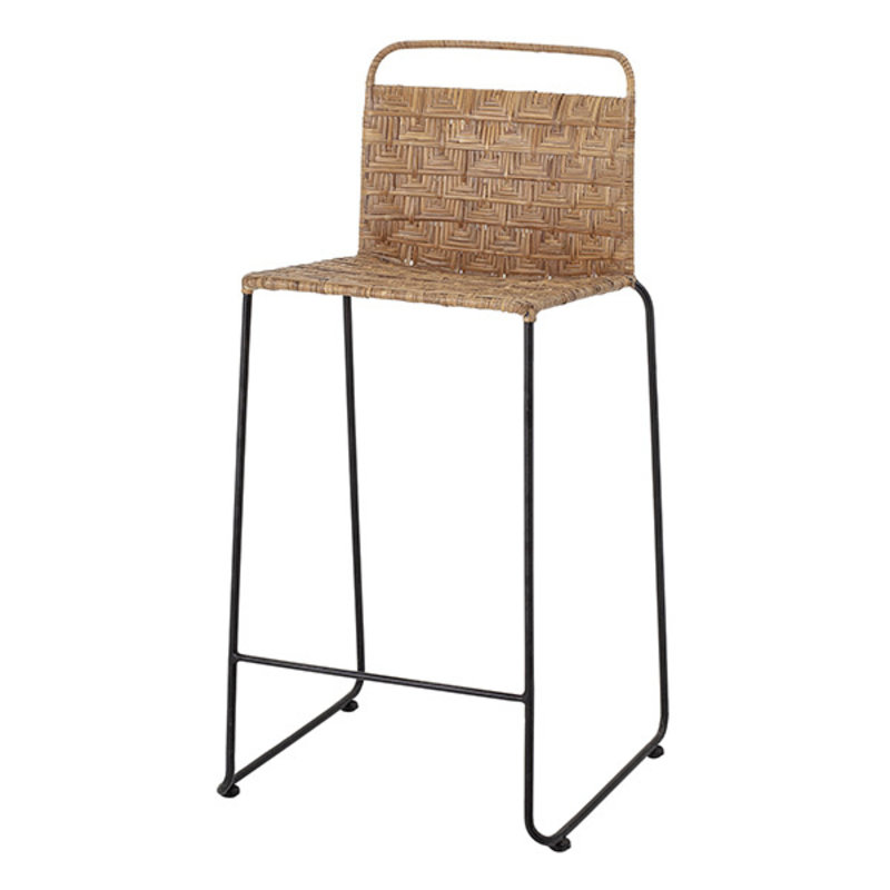 Bloomingville-collectie Gunnel Bar Chair, Nature, Rattan