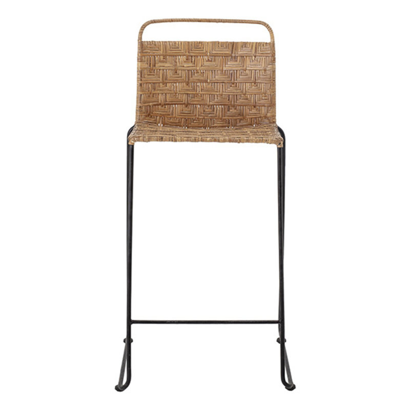 Bloomingville-collectie Gunnel Bar Chair, Nature, Rattan
