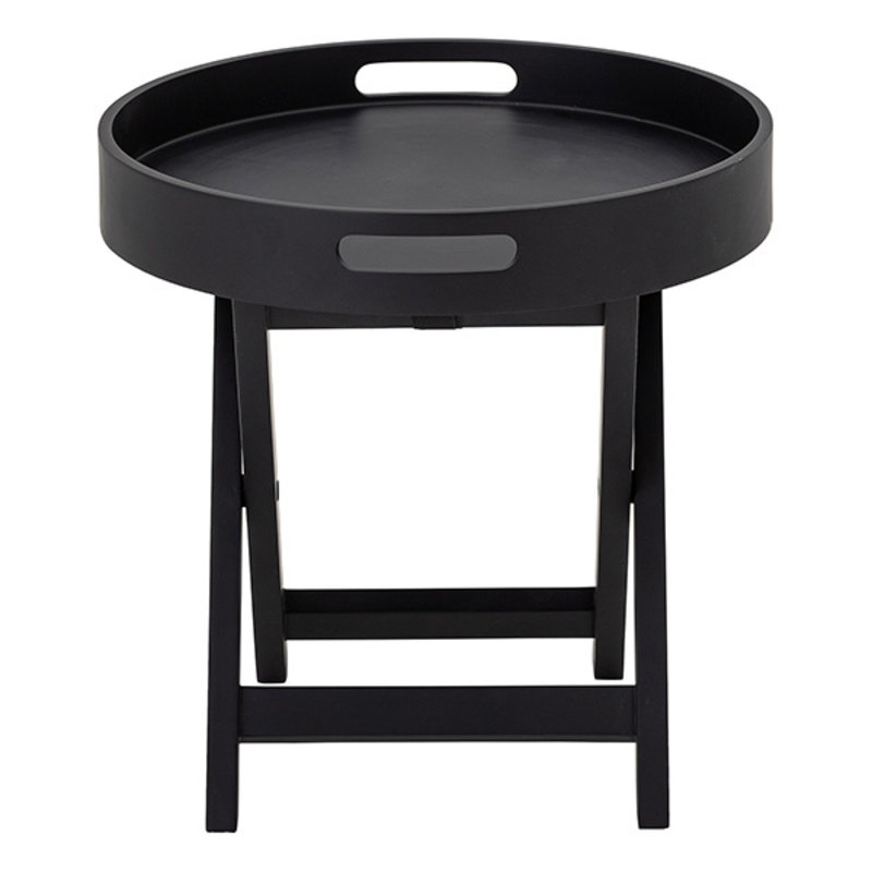 Bloomingville-collectie Freya Sidetable, Black, Rubberwood