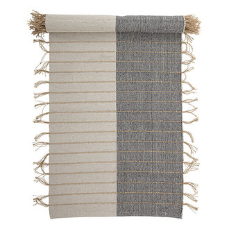 Bloomingville Loper Aciano grijs/naturel