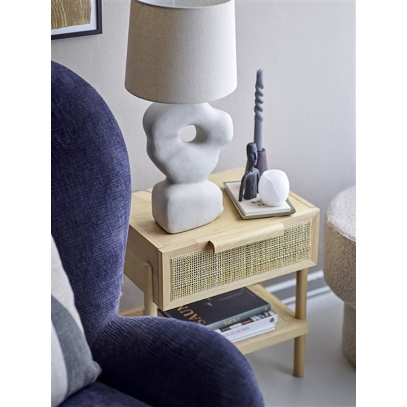 Bloomingville-collectie Cathy Table lamp, White, Stoneware