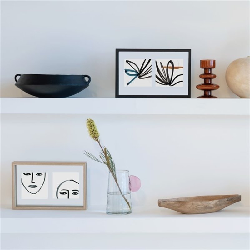 Urban Nature Culture-collectie photo frame Floating Minimalism Double, black