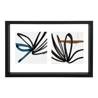 Urban Nature Culture photo frame Floating Minimalism Double, black