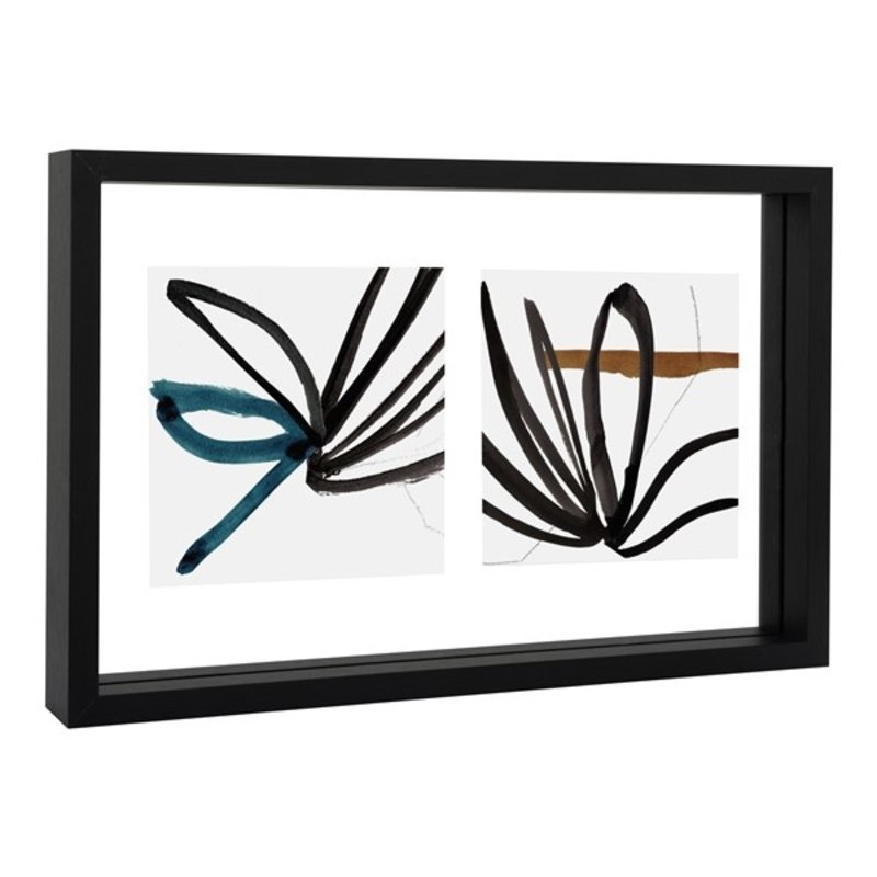 Urban Nature Culture-collectie photo frame Floating Minimalism Double, black