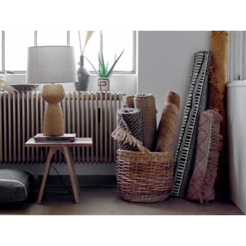 Bloomingville-collectie Aby Rug, Black, Jute