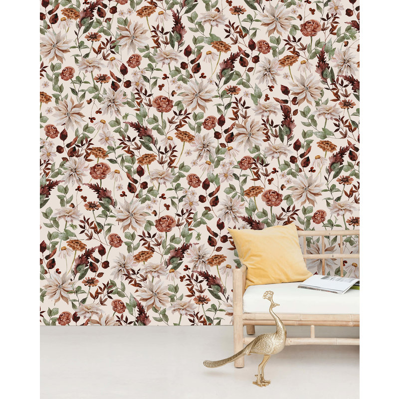 Creative Lab Amsterdam-collectie Vintage Bouquet Wallpaper Mural
