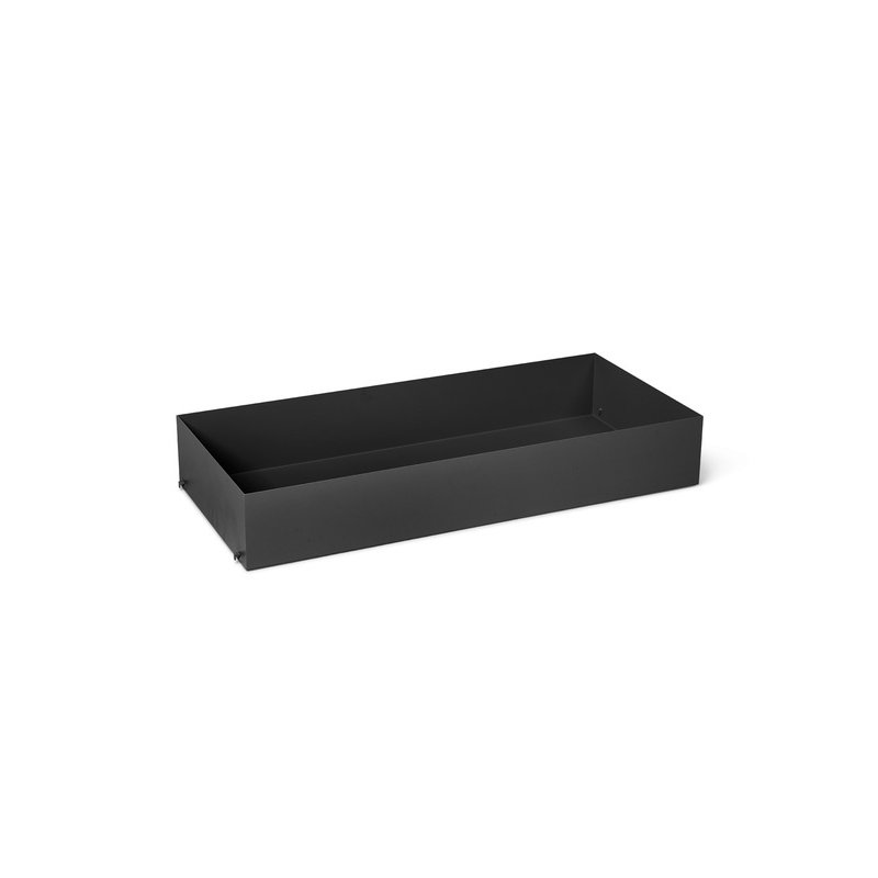 ferm LIVING-collectie Modulaire kast Punctual - Shelf Box - Antraciet