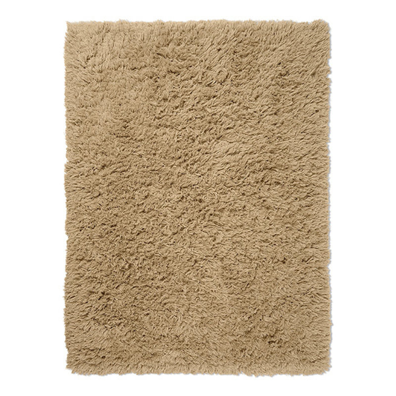 ferm LIVING-collectie Meadow High Pile Rug - L - Light Sand