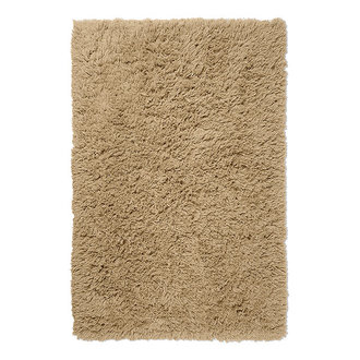 ferm LIVING Meadow High Pile Rug - S - Light Sand