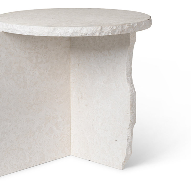 ferm LIVING-collectie Mineral Sculptural Table - Bianco Curia