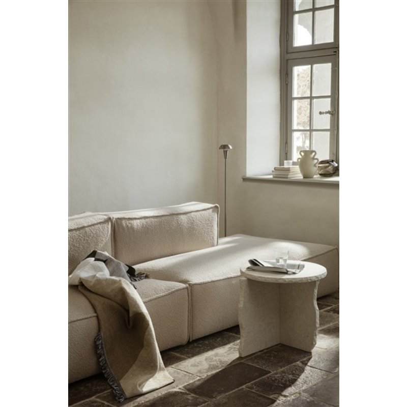 ferm LIVING-collectie Bijzettafel Mineral Sculptural Bianco Curia