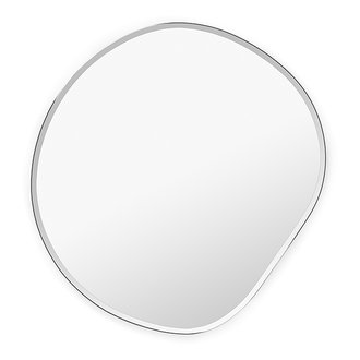 ferm LIVING Pond Mirror - Small - Dark chrome