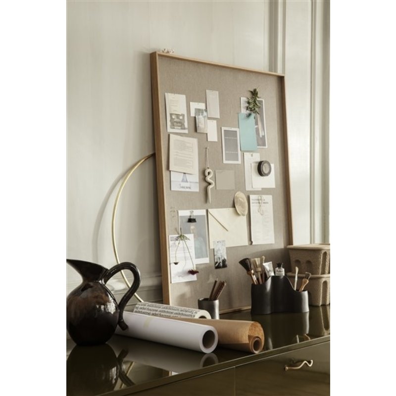 ferm LIVING-collectie Scenery Pinboard - Large - Natural Oak