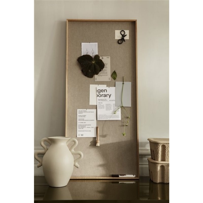 ferm LIVING-collectie Scenery Pinboard - Narrow - Natural Oak