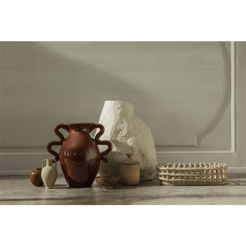 ferm LIVING-collectie Verso Table Vase - Terracotta