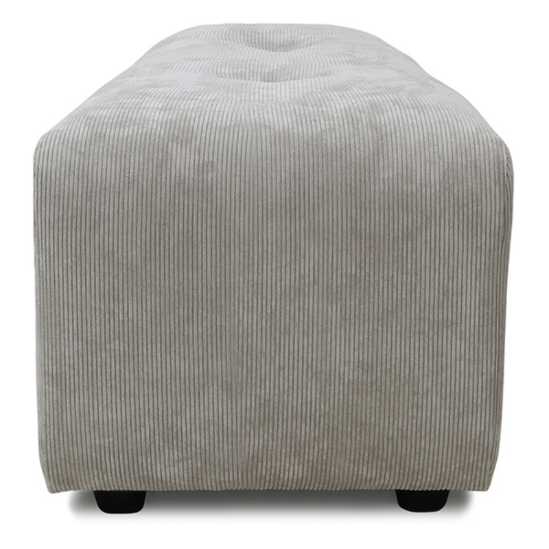 HKliving-collectie vint couch: element hocker small, linen blend, taupe - Copy