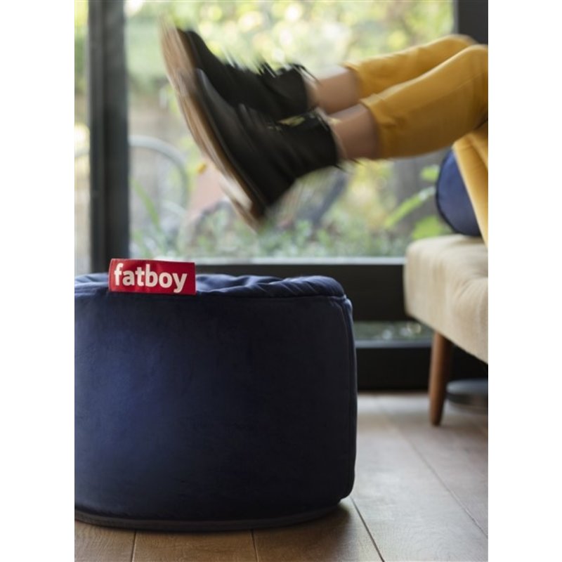 Fatboy-collectie Point velvet poef recycled Night