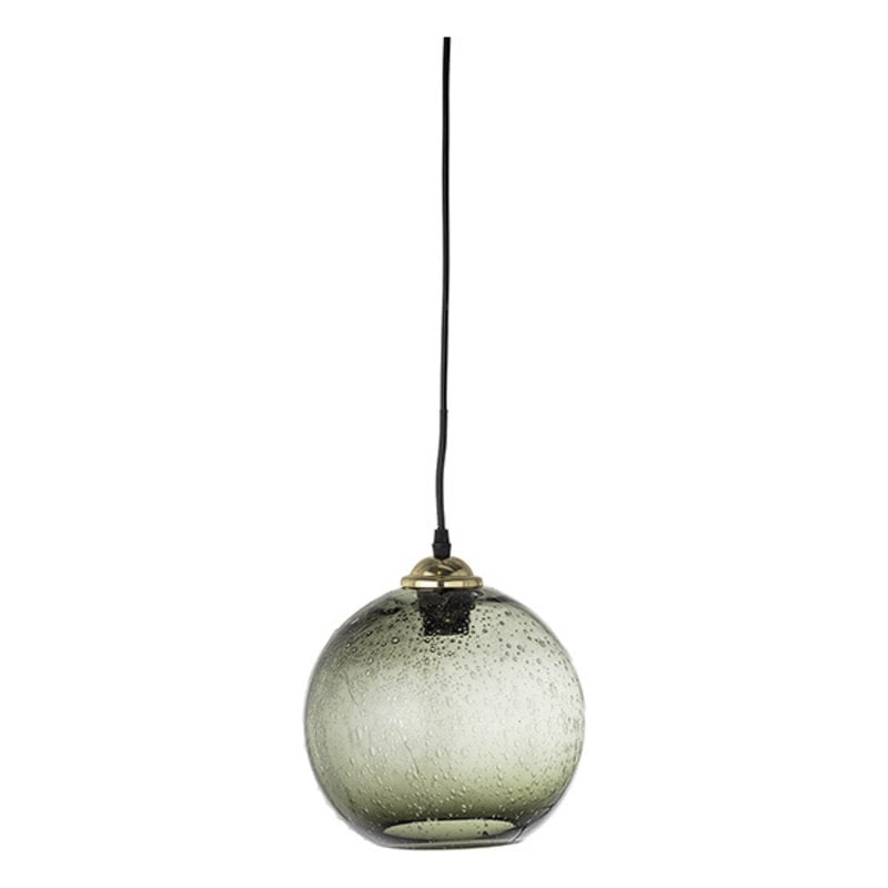 Bloomingville-collectie Hanglamp Alber groen glas