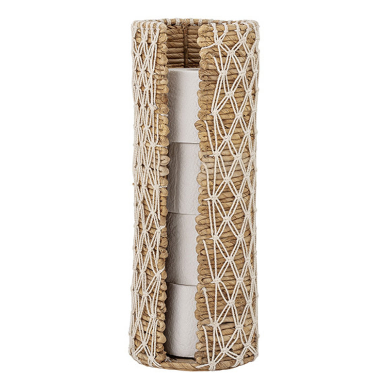 Bloomingville-collectie Jussi Toilet Roll Holder, Nature, Banana Leaf