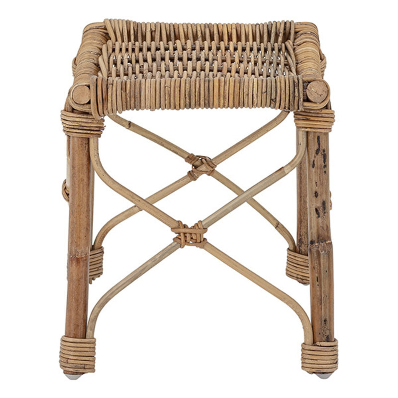 Bloomingville-collectie Alberta Footrest, Nature, Rattan