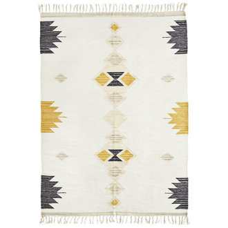 Madam Stoltz Handwoven cotton rug